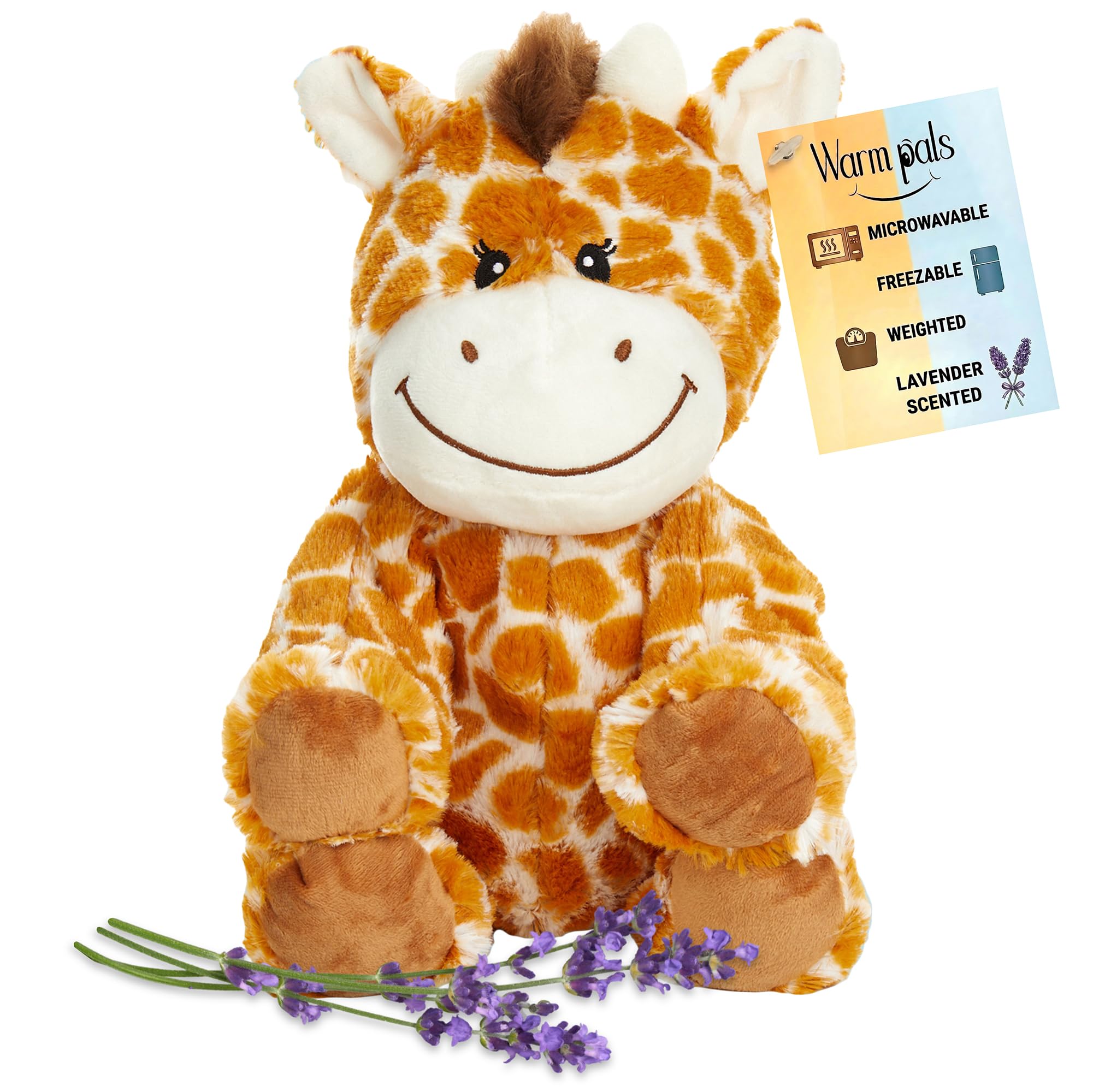 Amazon.com: Flirty Giraffe - Microwavable & Weighted Plush Stuffed