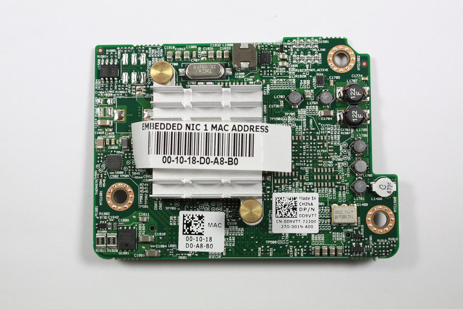 DELL D9VTT 2x10 Gigabit PCIE x8 Mezzanine LOM