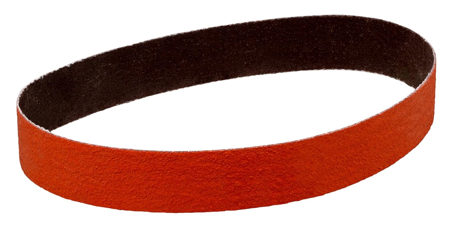3M Cubitron 27620-case Cloth Belt 747D, 80 X-Weight Fullflex, 1-1/2" x 132", Ceramic, Orange (Pack of 50)