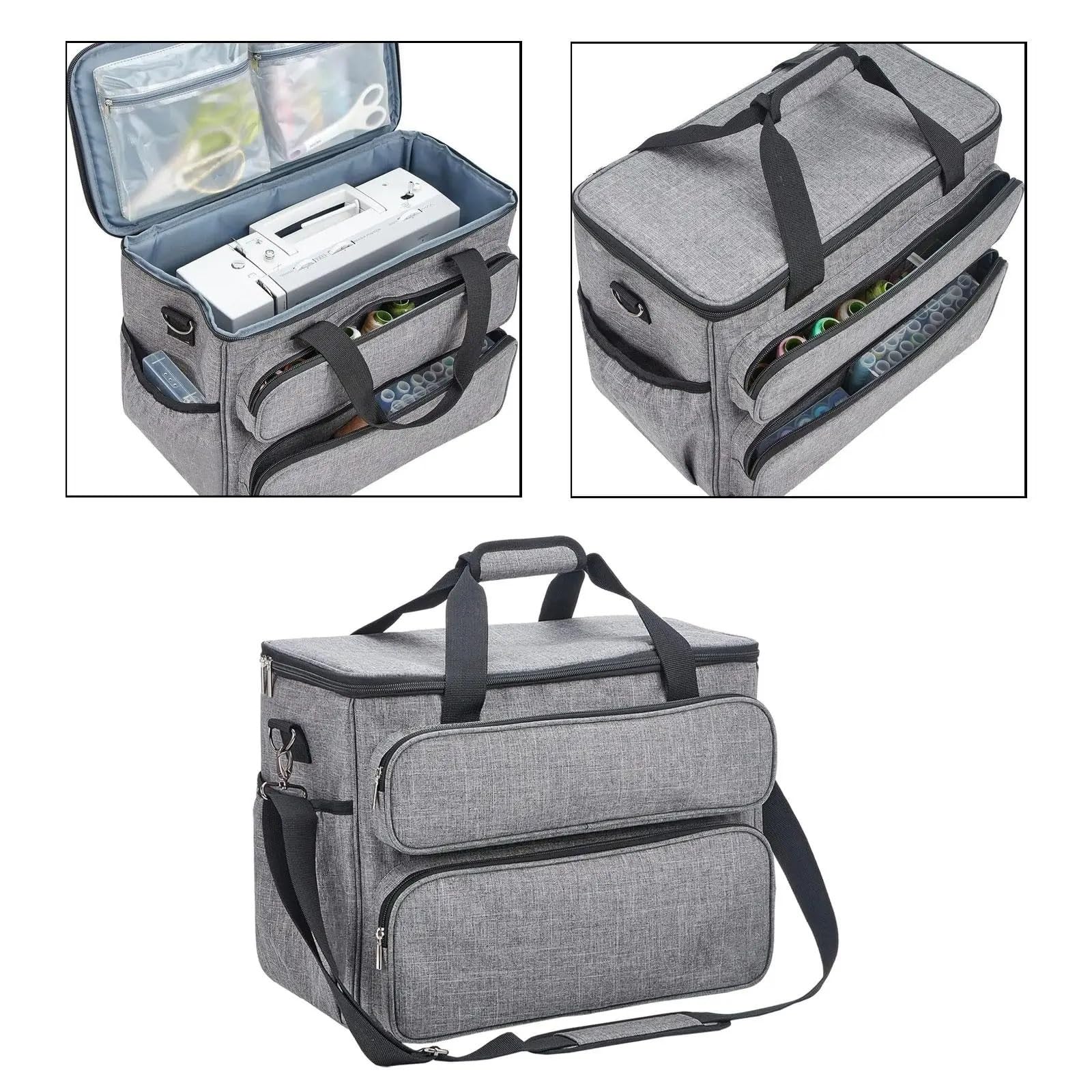 Sewing Machine Bag Tote Bag for Sewing Machines and Accessories with Storage Pockets Sewing Machine Bag