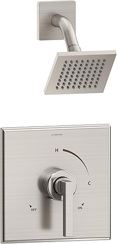 Miniatura 4 de Symmons 3601-MB-SH4-1.5-TRM Duro - Molde de ducha de un solo mango con 1 pulverizador en negro mate, 1.5 GPM (válvula no incluida)