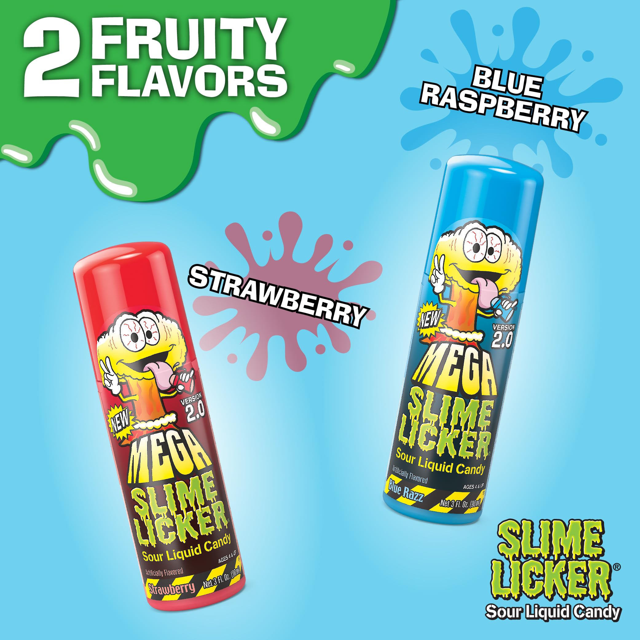 Amazon.com : Toxic Waste Mega Slime Licker 2.0 Sour Liquid Candy