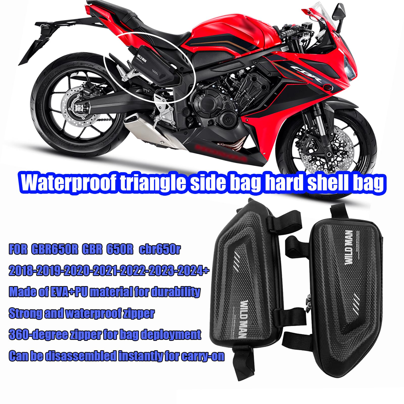 Amazon | HUANGCJCJ FOR GBR650R GBR 650R 2024 用 オートバイ