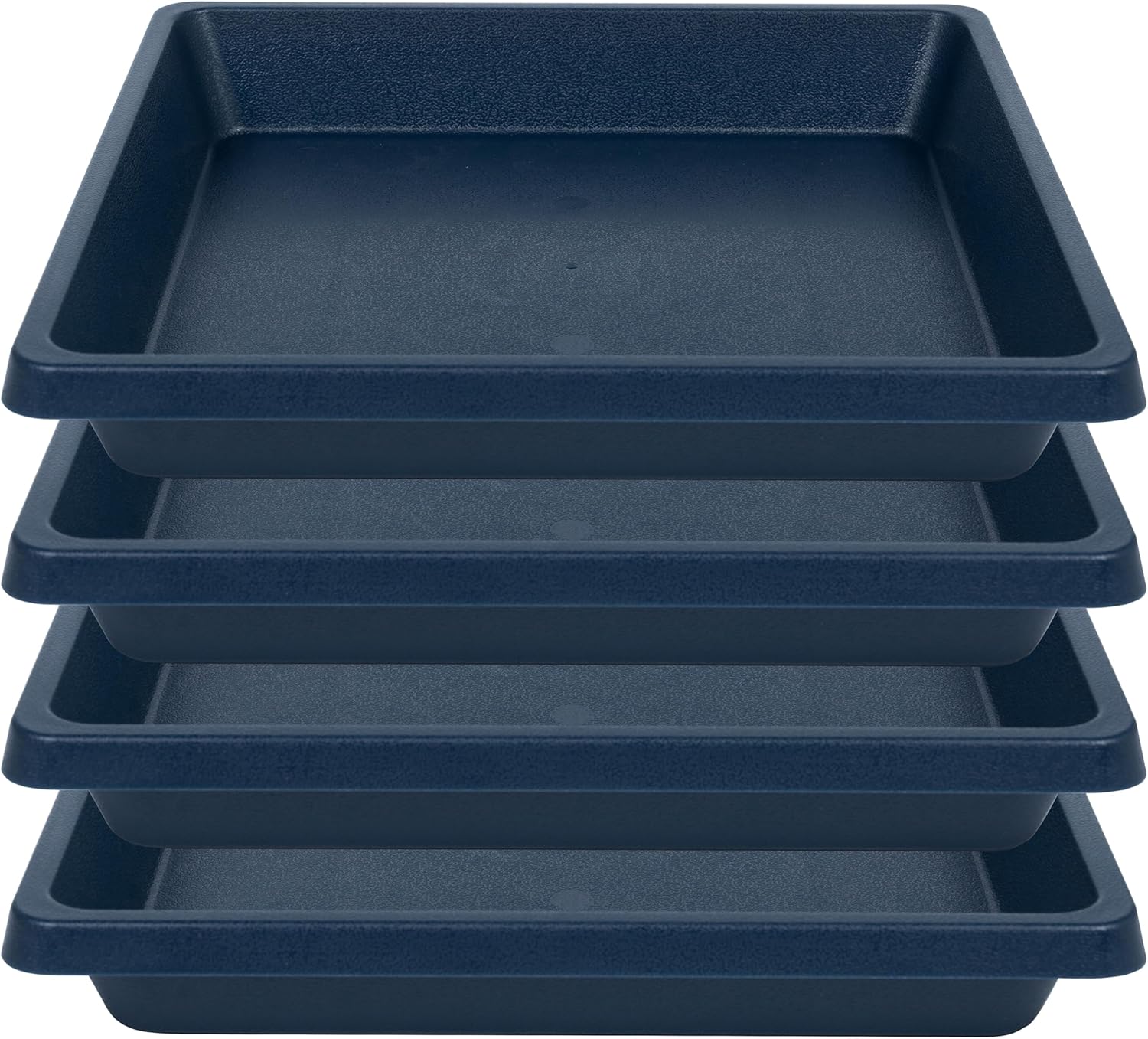 Feyvdzv Square Plant Saucer 10 Inch 4 Pack, Plant Drip