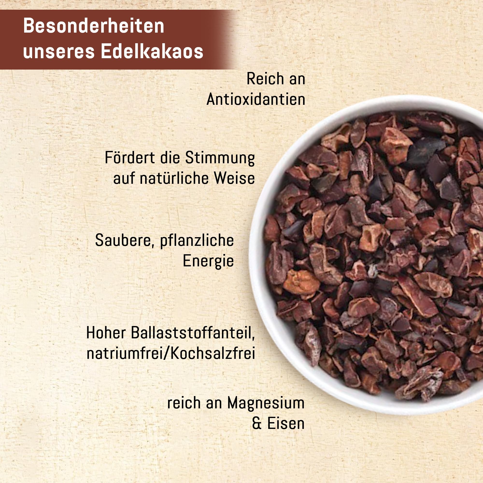 Nibs biologico di cacao (400 g)