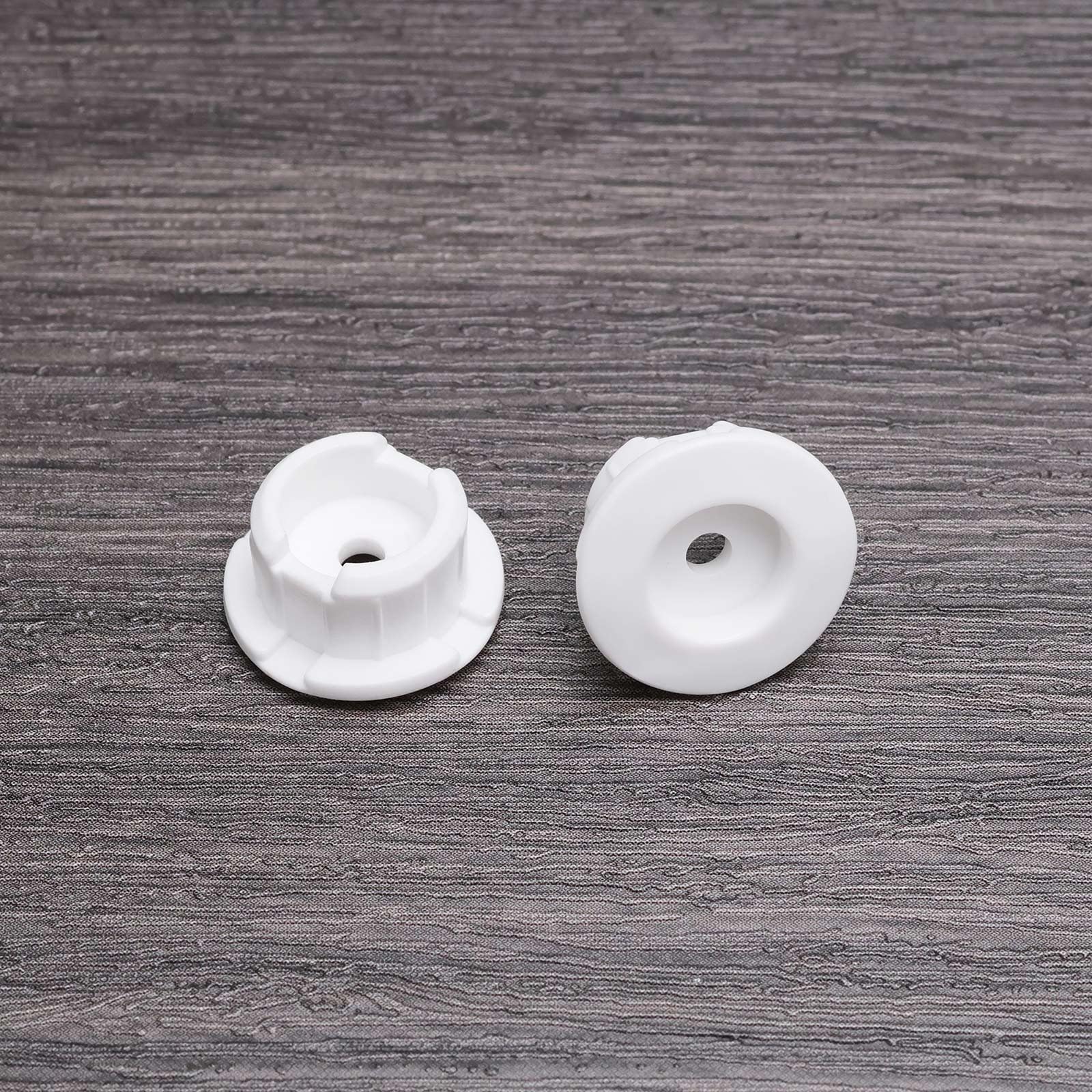 OTOTEC 12 tappi a bottone in plastica bianca per tende orizzontali in finto legno