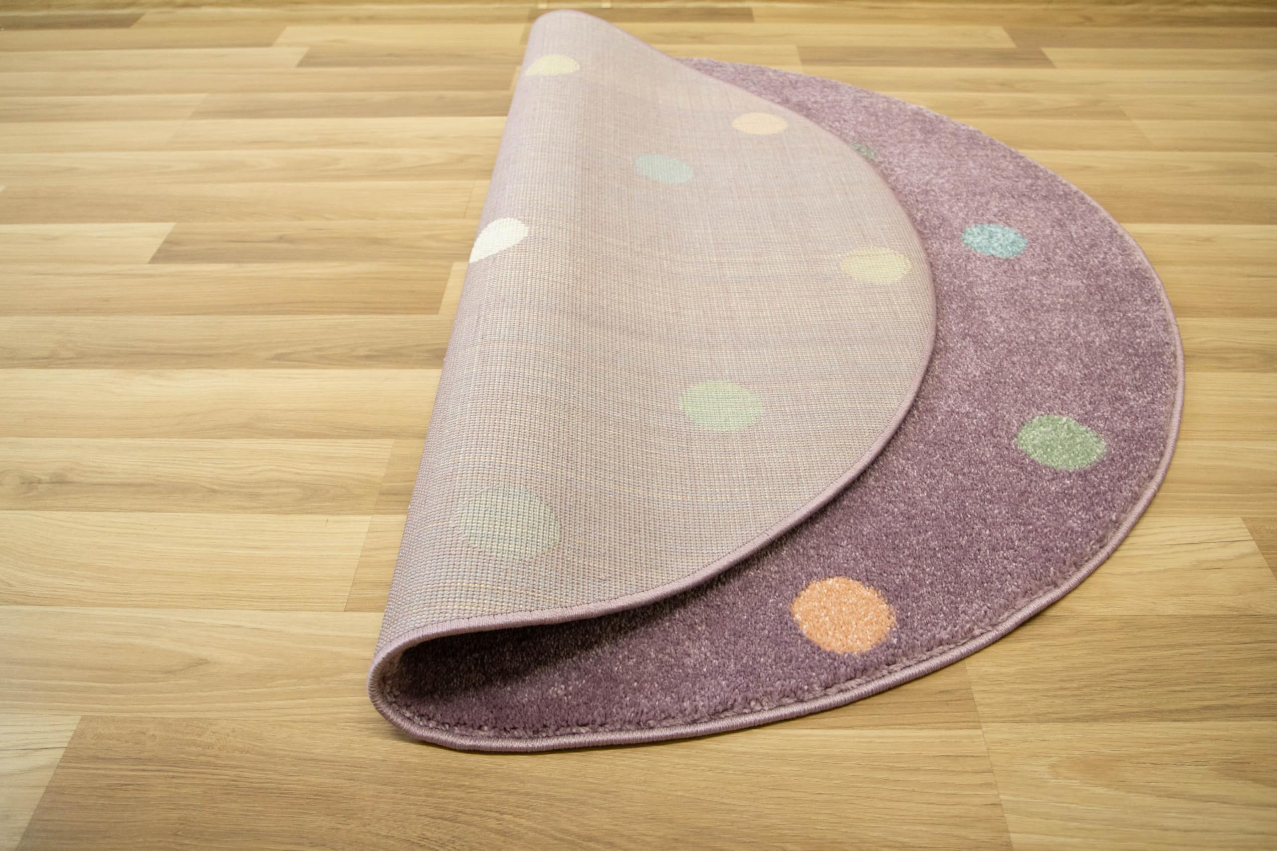 Teppich Rund Kinderzimmer Elefant Design Kurzflor K Produktbild-Vorschau 14