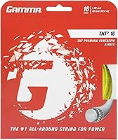Vista 14 de Gamma TNT2 Tennis Strings, Exceptional Playability Using The Patented TNT2 Processing, Maximize Your Comfort and Control, Excellent Feel, Crisp