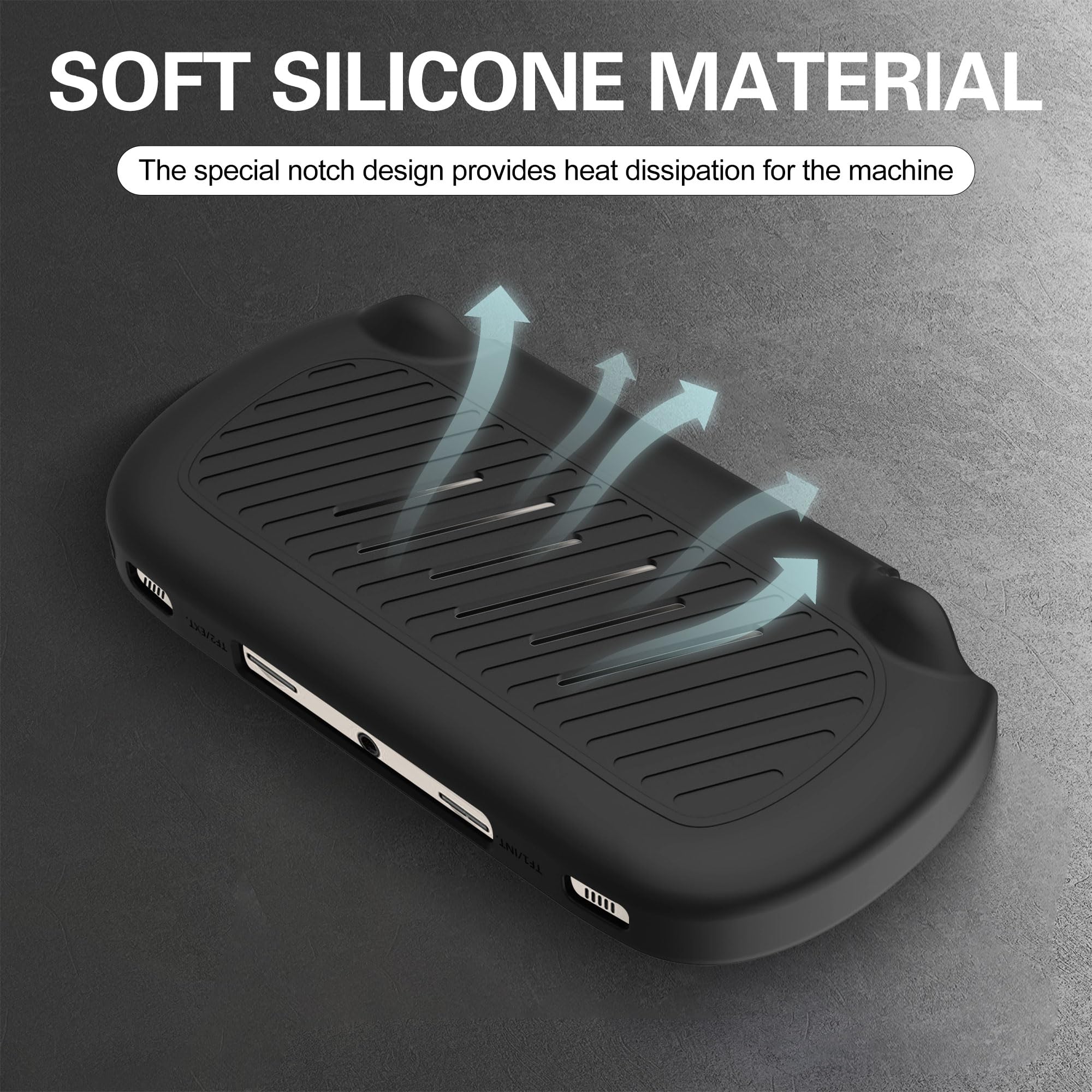 ANBERNIC RG40XX H ブラック 保護ケース有、フィルム貼り付け済 Amazon.com: Silicone Case Compatible with Anbernic RG40XX H, Anti