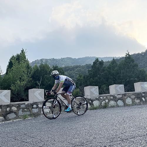 Miniatura 6 de Bicicleta de carretera ruedas 700C frenos de disco de 21 velocidades bicicleta para hombre o mujer marco de 213in193in