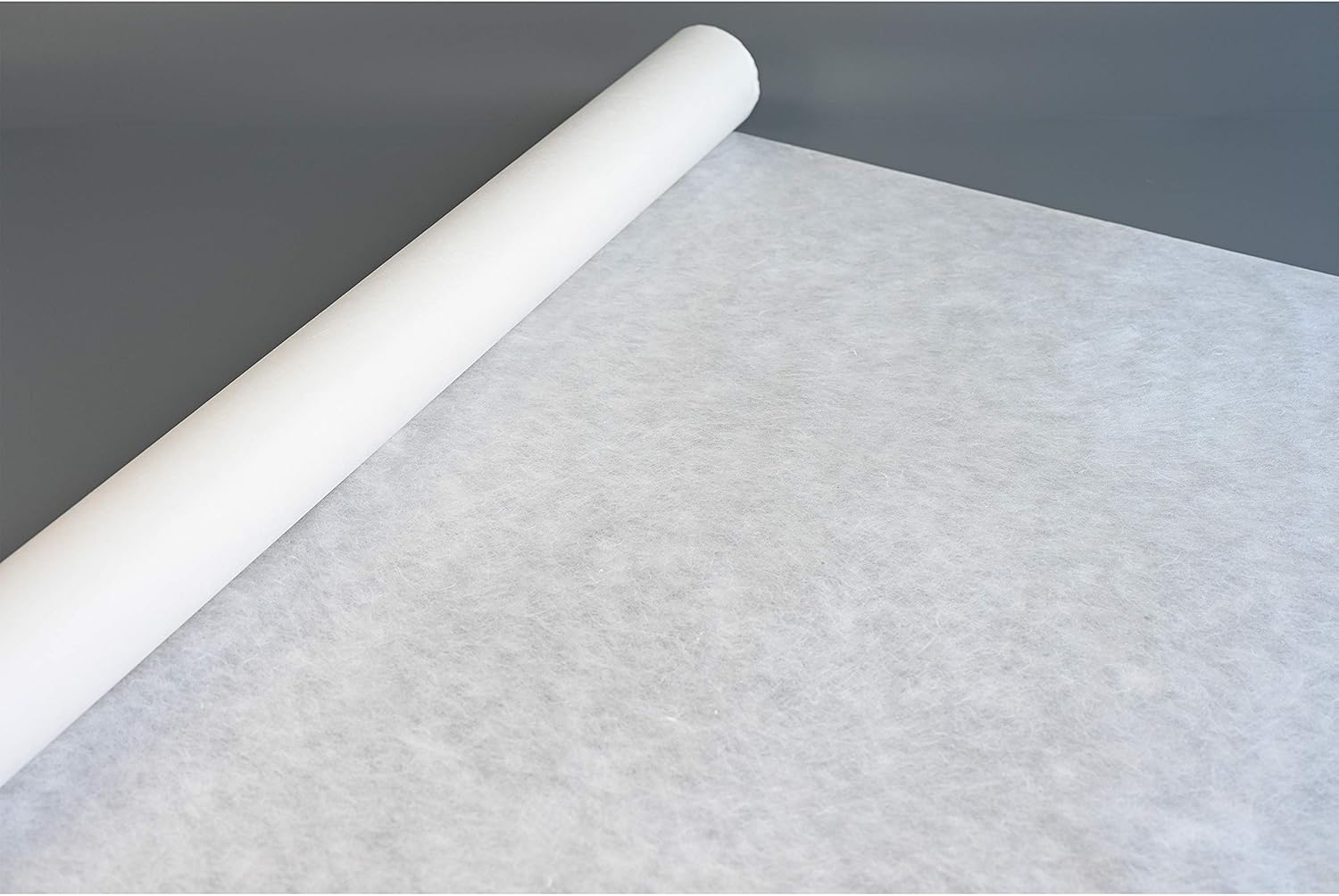 Korean Traditional Paper Hanji Daksoonji Natural Mulberry Fiber Texture Plain White Roll for Wallpaper Shoji Screen 91cm x 30m (35.8 x 1181.1 inches) 30GSM
