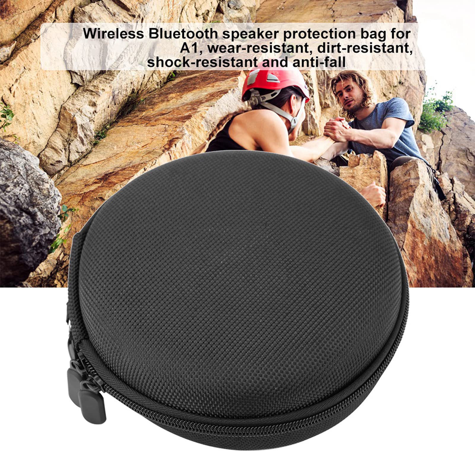 Custodia Protettiva Per Altoparlante Bang & Olufsen A1 - In Nylon Nero, Con Moschettone - Foto 6
