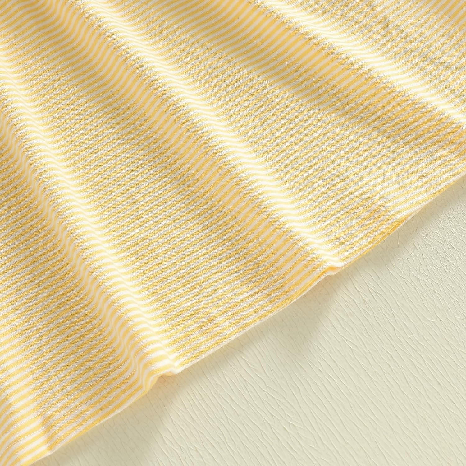 Little Kids Toddler Baby Girl Summer Clothes Puff Sleeve Doll Collar Dress Ice Cream Embroidery Stripe Dresses Playwear - Image 6