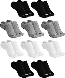 Kit 10 Pares Meias Soquete Sapatilha Invisível Cano Baixo Algodão Mash Unissex