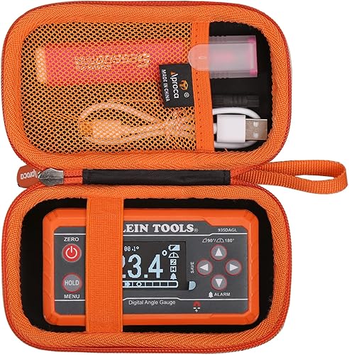 Aproca Estuche rígido de almacenamiento de viaje, para Klein Tools 935DAGL Digital Level Angle Finder
