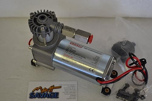 Miniatura 3 de Viair 00094 Kit de compresor negro sigilo 95C Wsoporte de montaje estilo Omega (12V, 9% de servicio, sellado)