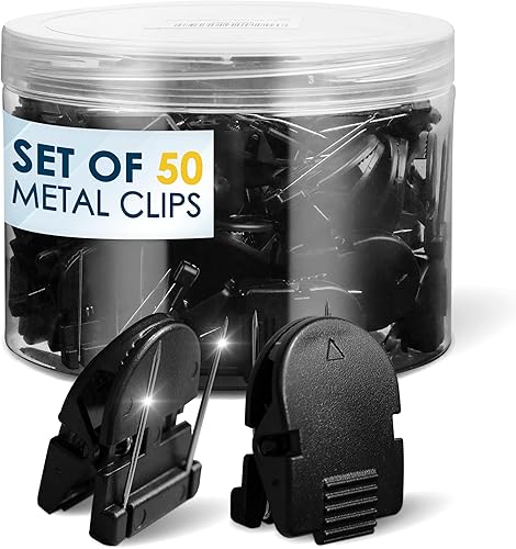 Miniatura 8 de 50 ganchos de pared para paneles de tela, ganchos de alambre, ganchos para cubículos con caja de almacenamiento transparente para decoración de