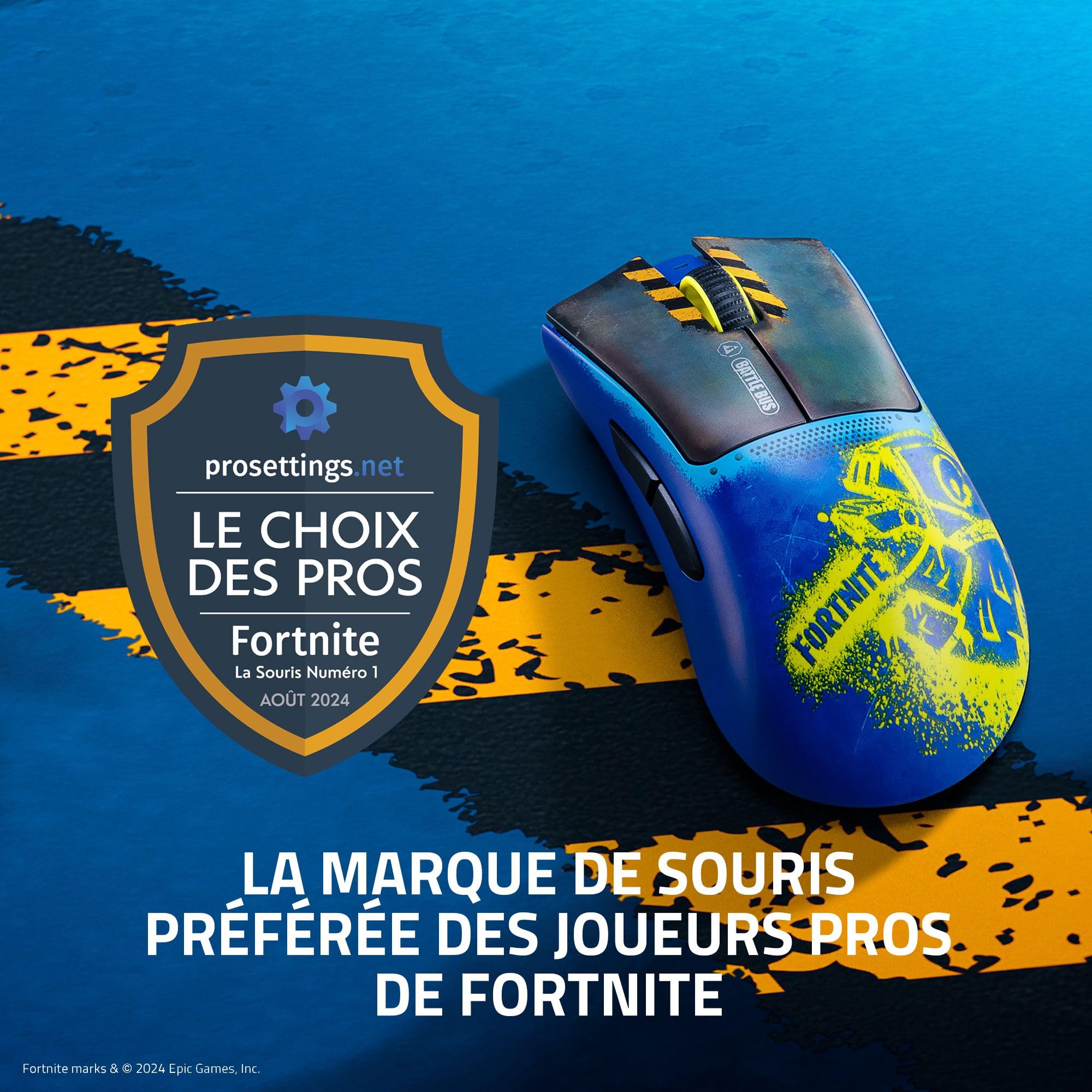 Razer DeathAdder V3 Pro Fortnite Edition - Wireless Gaming Mouse
