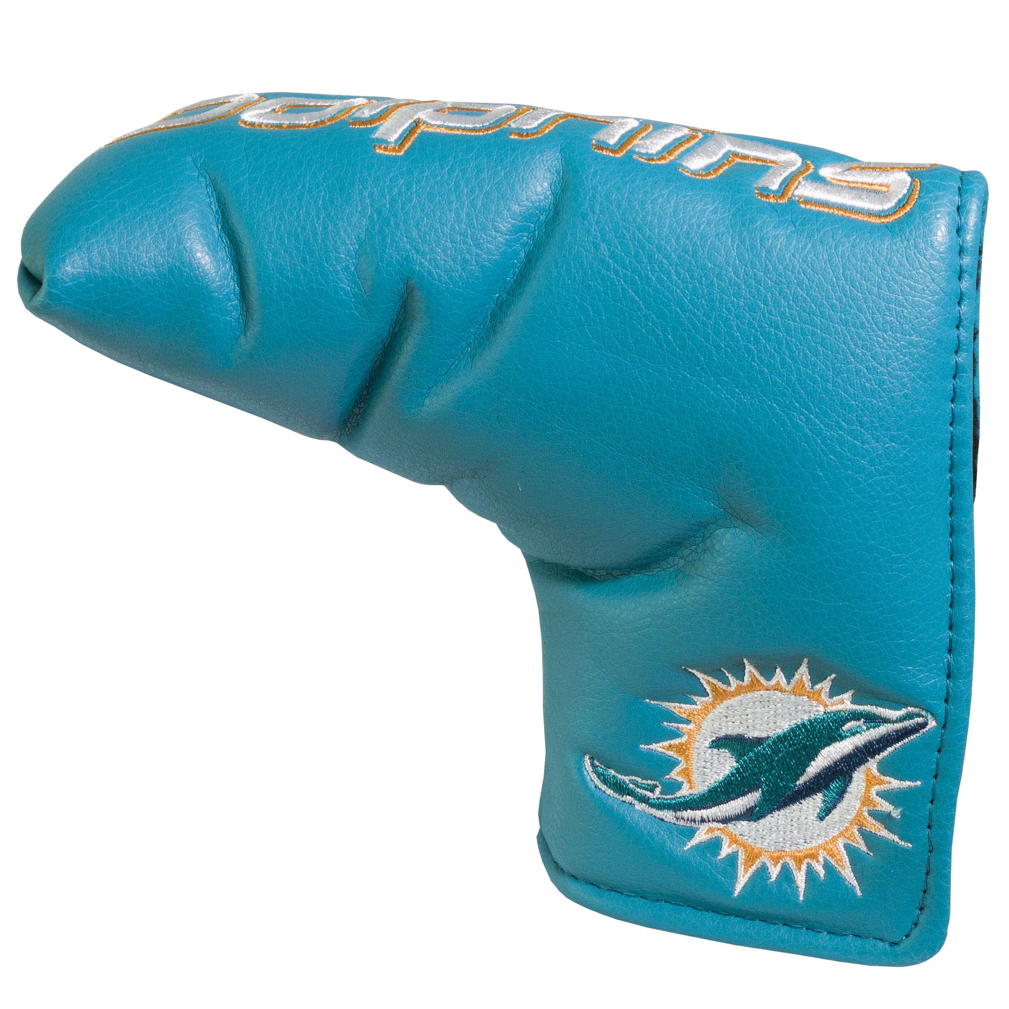 Team Golf NFL Miami Dolphins Vintage Blade Putter Cover Golf Club Vintage Blade Putter Schlägerhaube, passgenaues Design, passend für Scotty Cameron, Taylormade, Odyssey, Titleist, Ping, Callaway