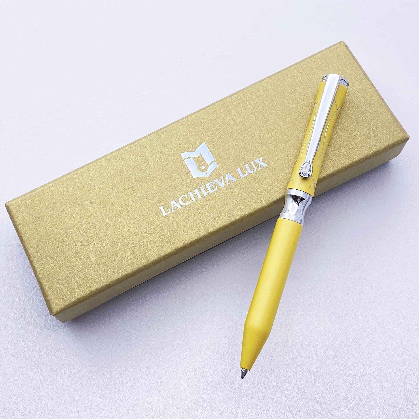 Amazon | LACHIEVA LUX 人氣 高級筆記具 文房具 スイス製クリスタル