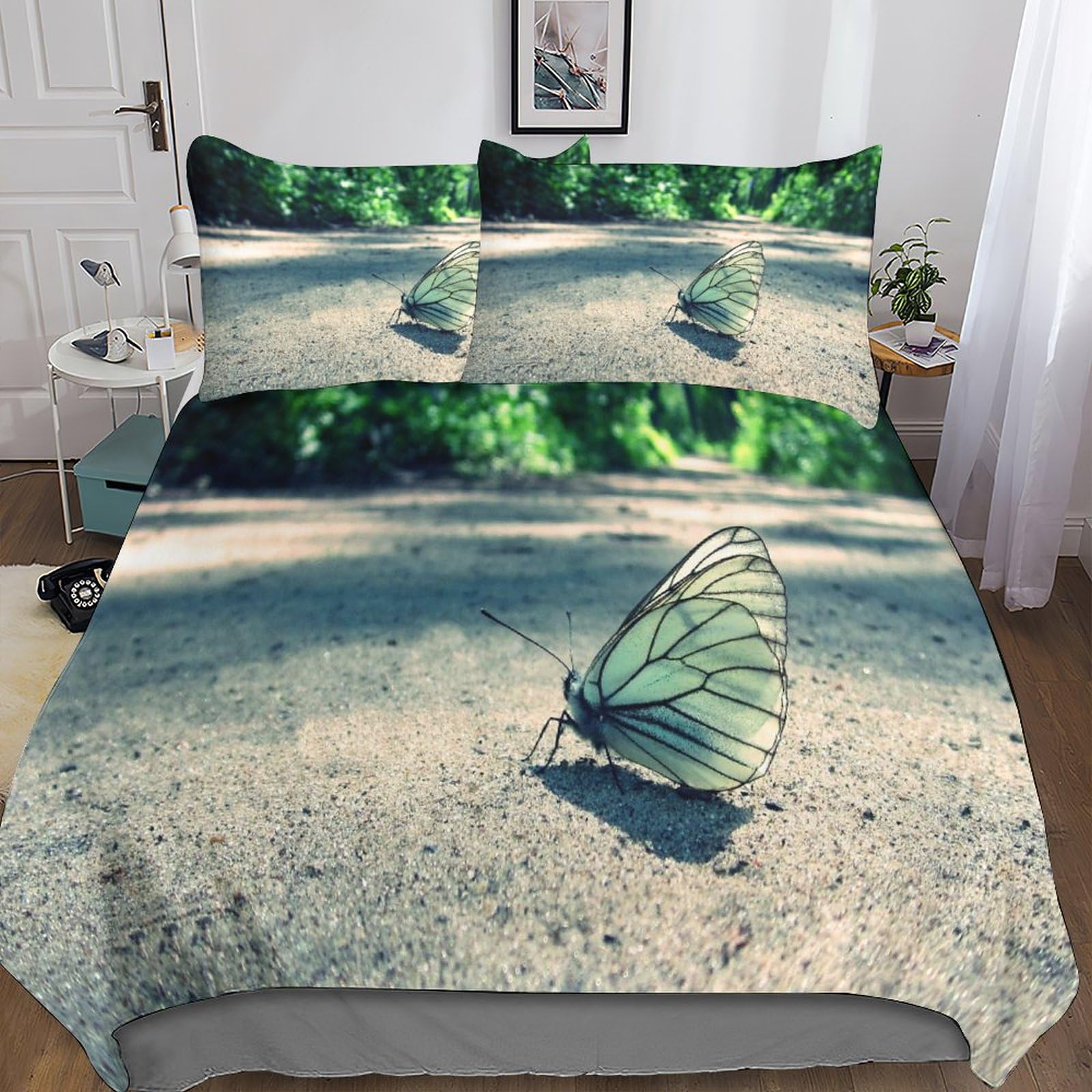 Housse de couette imprimé 3D pour chambre d'enfant et adulte IOFEER lit 2 personnes