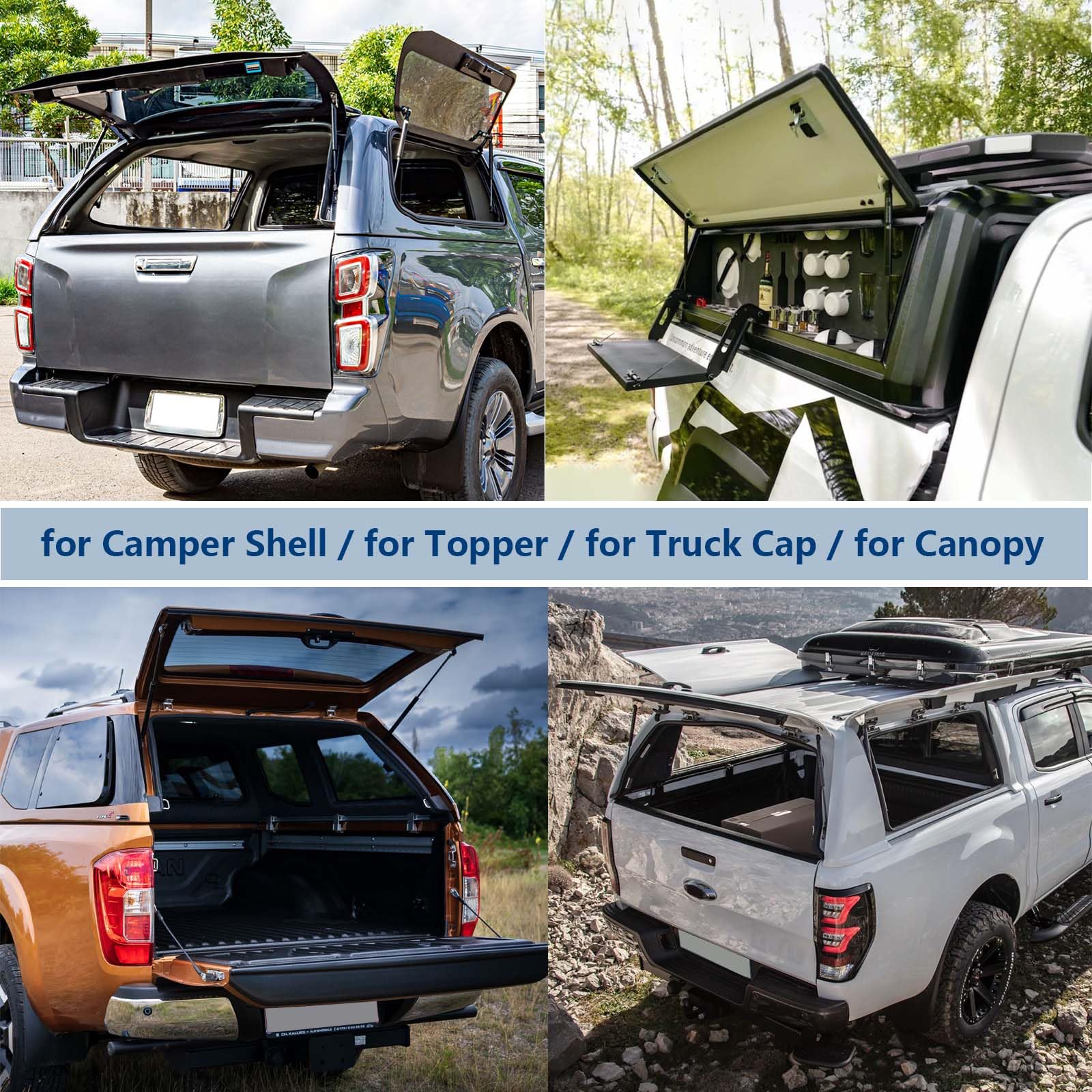 sx140p15 Gasdruckfeder für Leer Camper Shell Truck Topper Kappe Baldachin Tür Fenster Werkzeugkasten Snugtop Streben Ersatzteile SE1375P15M13 2 von AUCLIDIS