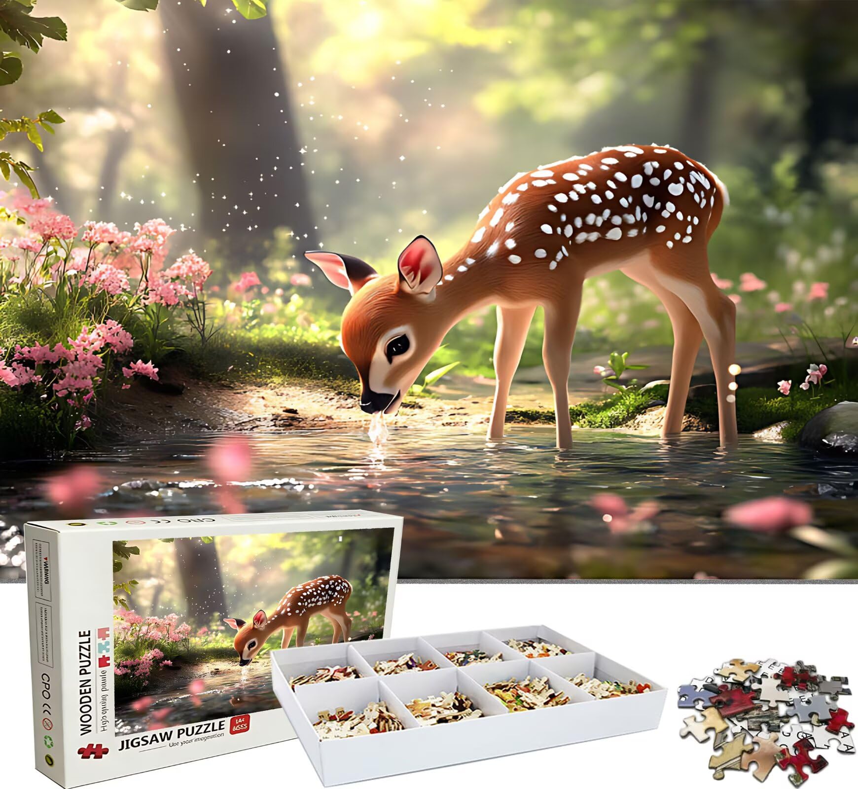 Puzzle 1500 elementów, drewniane puzzle dla dorosłych – Impossible Puzzle 87 x 57 cm niffy gra myśleniowa i łamigłówka dla kobiet i mężczyzn, gra rodzinna na wieczory z grami, prezent dla kobiet, REH