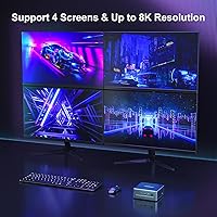 Vista 3 de GEEKOM NUC IT11 Mini PC, 1 TB Intel i7-11390H Mini computadora (8 hilos, hasta 5.0 GHz), 32 GB DDR4 Windows 11 Pro computadora de escritorio