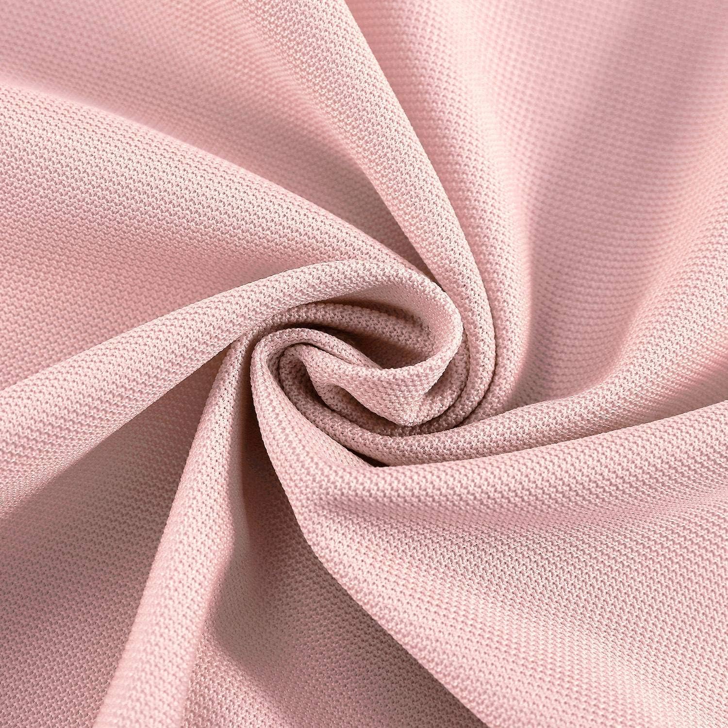 TWOPAGES 8ft Wide x 8ft Tall Flame Retardant Divider Curtains Privacy Cubicle Curtain with Flexible Flat Hook (1 Panel,Pink)