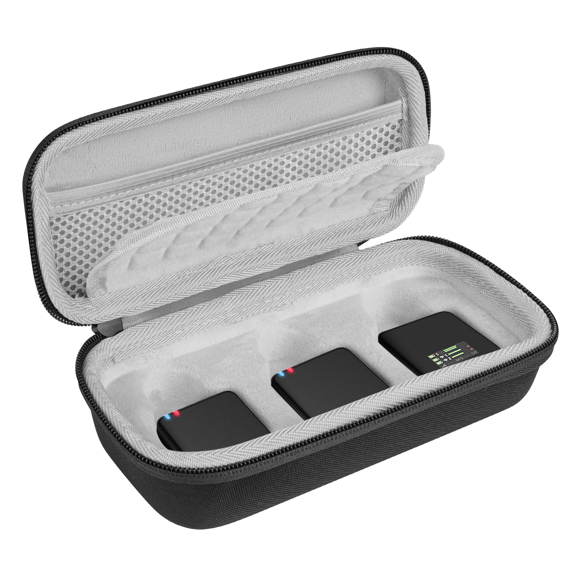 GEEKRIA for Creators Microphone Case Compatible with Rode Wireless GO Gen 3 III, GO 2, GO, PRO, ME