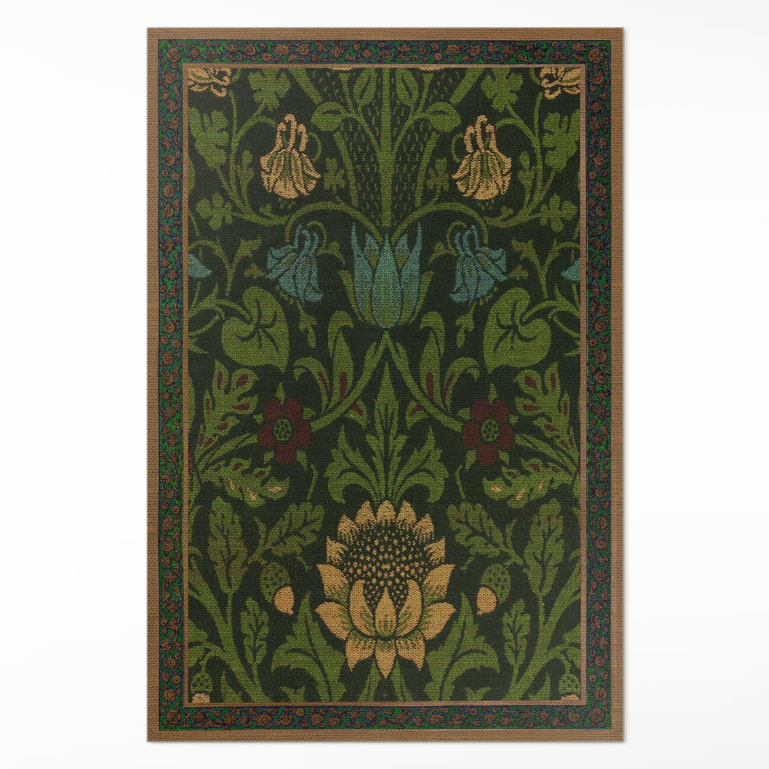 Tapis en vinyle lavable pour protéger le sol de la cuisine des taches et de l'usure