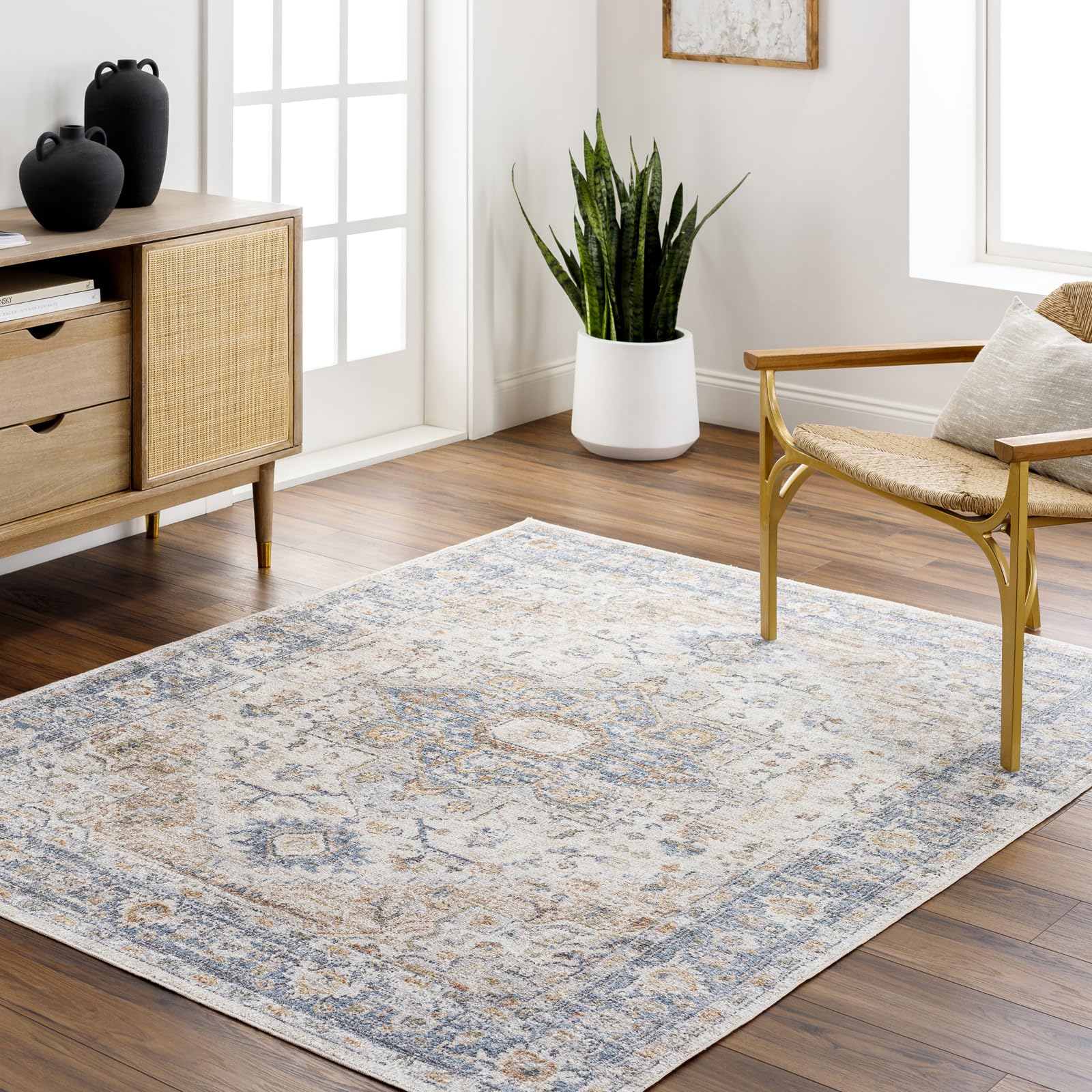 Livabliss Oriental Boho Area Rug - 120 x 170 cm - Brown