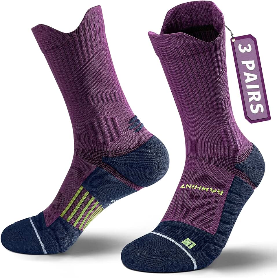Rahhint Compression Running Socks 3 Pairs