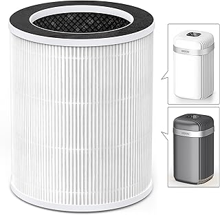 Welov P100 Air Purifier Replacement Filter, 3-in-1 H13 True HEPA and High-Efficiency Activated Carbon Filter for Pet Dander Hair Pollen Dust Mite Smoke Kitchen Odor