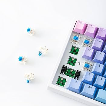 Amazon | YUNZII レインボー84 84キー RGB ホットスワップ可能