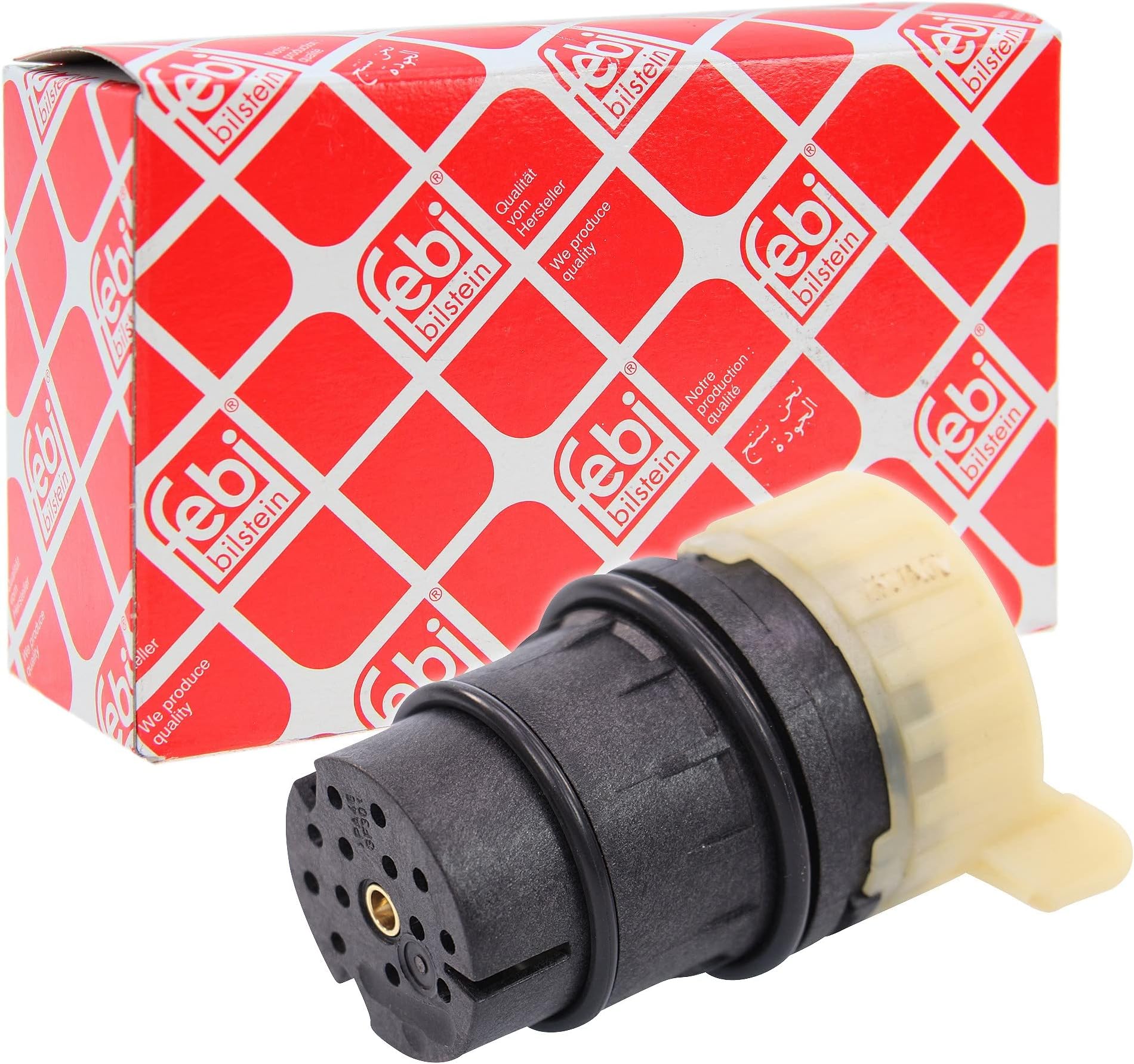 febi bilstein 36332 Plug for automatic transmission control unit, pack of one, gray