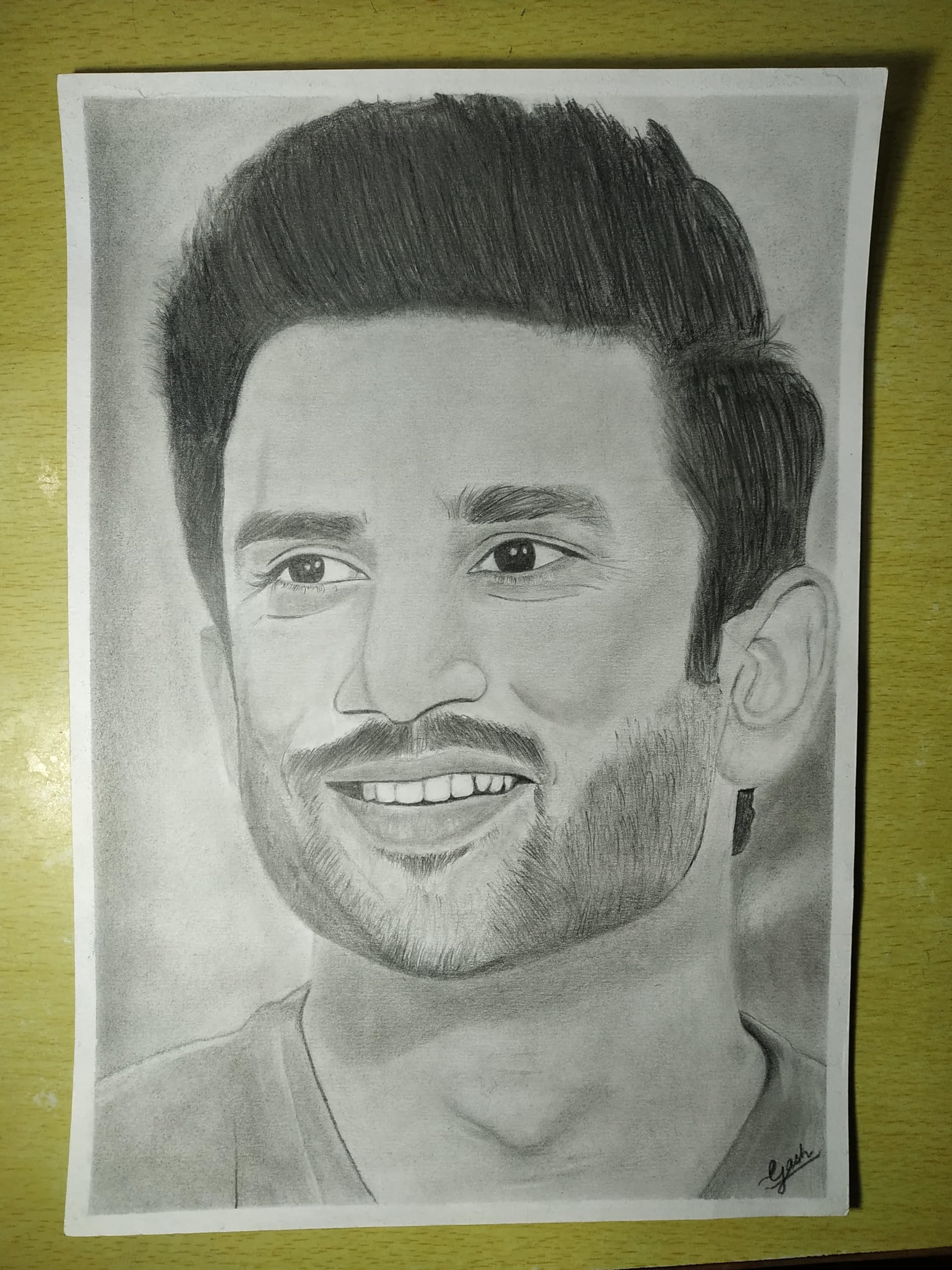 Customized Handmade pencil sketch portrait with frame on A3 size Paper | Best gift for birthday, Anniversary, Valentine's day