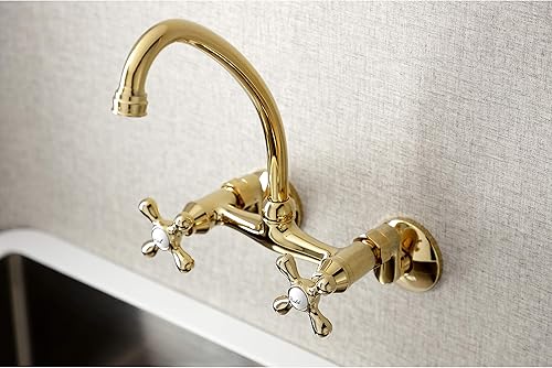 Miniatura 7 de Kingston Brass KS214PB Kingston Grifo de cocina, 6-58"