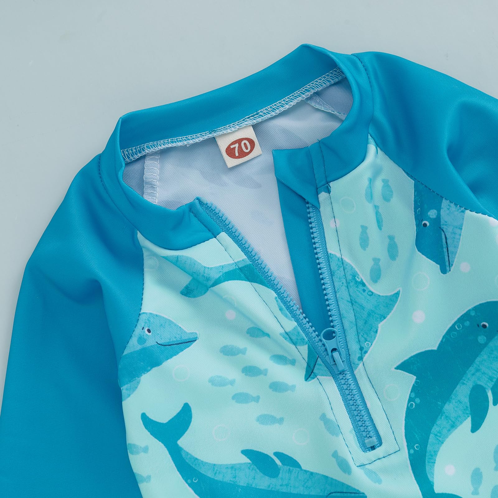 Kleinkind Baby Badeanzug Rash Guard EIN Stück Neugeborenen Reißverschluss Strampler Strand Bademode Badeanzüge Mit Sonnenhut
