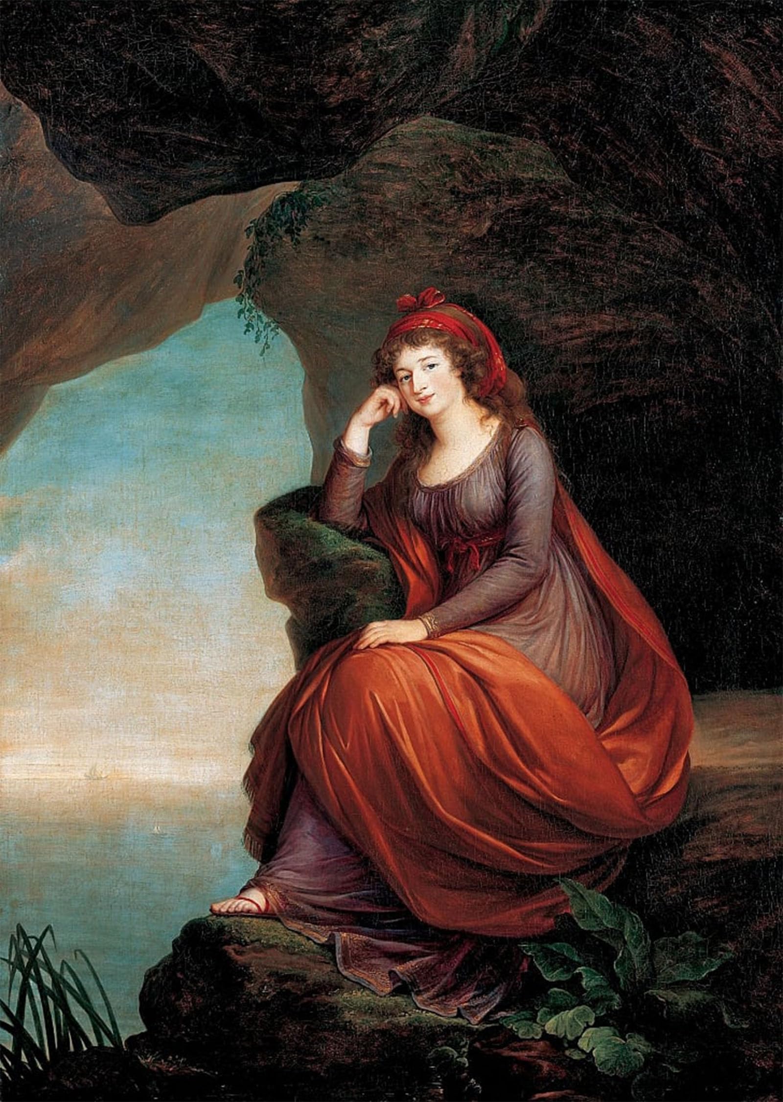Posteriik No Frame Famous Print Pop Art Wall Art Graffiti Countess Maria A Hermengilde Esterházy Née Princess By Elisabeth Louise Vigee Lebrun Art Prints For Home Decor 60X90cm