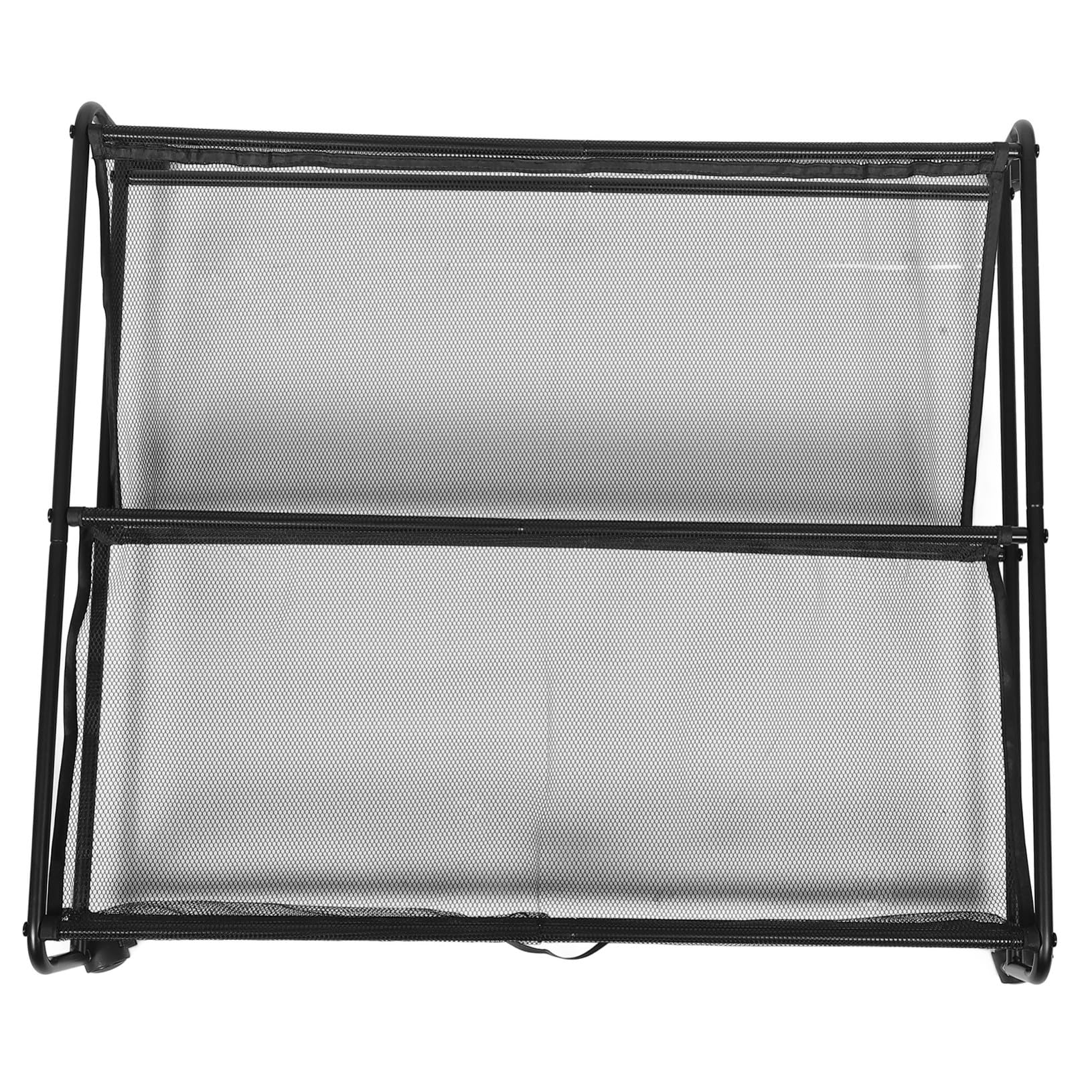 Scarpiera su Ruote Contenitore Portaoggetti Sottoletto Organizer per Scarpe in Rete Carrello Portaoggetti Salvaspazio per Piccole Camere da Letto