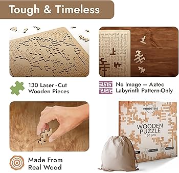 Amazon | WOODSTERS マインドベンディング木製ジグソーパズル - 難易度 Amazon | WOODSTERS マインドベンディング木製ジグソーパズル - 難易度