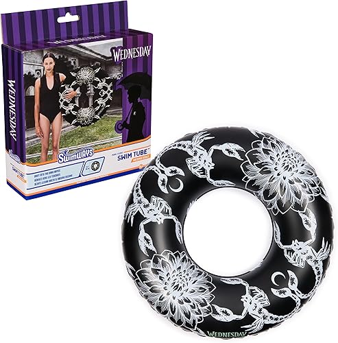 Miniatura 8 de Swimways Wednesday Swim Tube Pool Float, Inflatable Pool Floats & Kids Pool Toys, Swimming Pool Accessories & Beach Essentials for Teens Aged 14 &