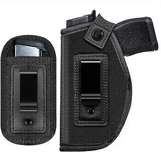 Concealed Carry Gun Holster for Men/Women, Fits Left/Right Handed Shooters,Universal Holster IWB Suitable for S&W M&P Shield 9/40 9mm P320 Glock 17 19 26 27 42 43