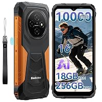 Blackview Rugged Smartphone Android 16, Batteria 10000mAh Telefono Indistruttibile