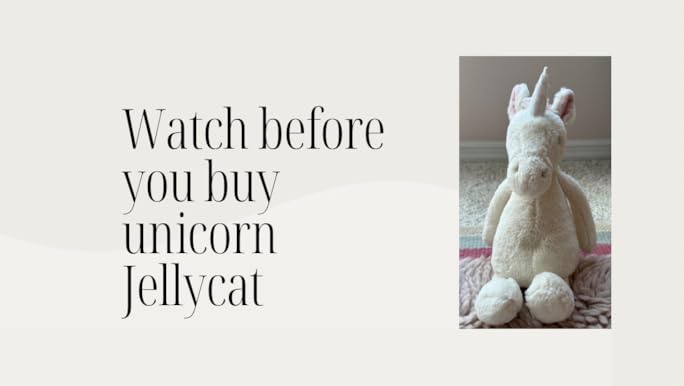 Amazon.com: Jellycat Bashful Unicorn Stuffed Animal, Really