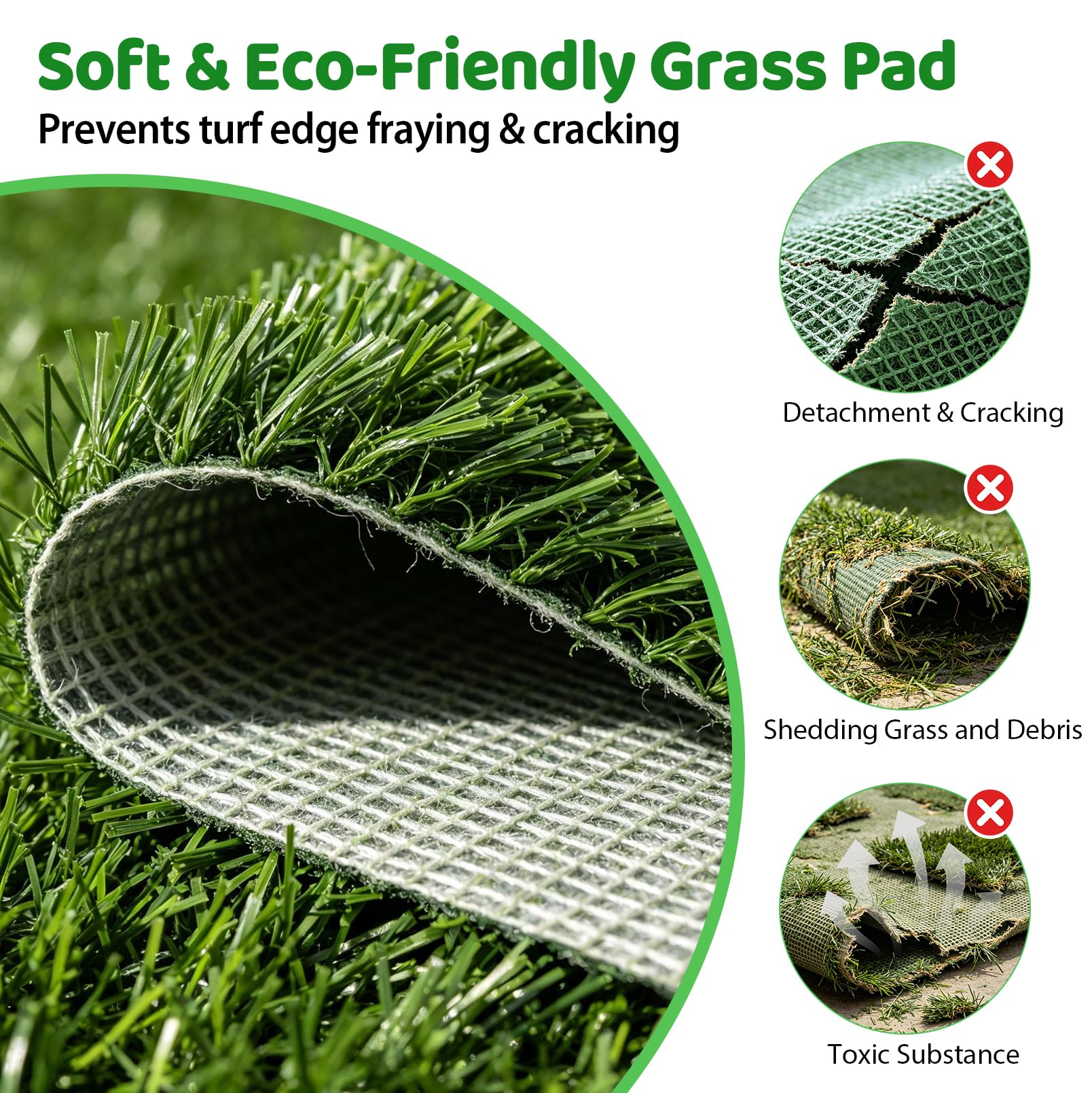Pliable Toilette pour Chien avec Plateau en Gazon Artificiel Anti-Fuite Portable Tapis d'Entraînement Séparateur d'Urine
