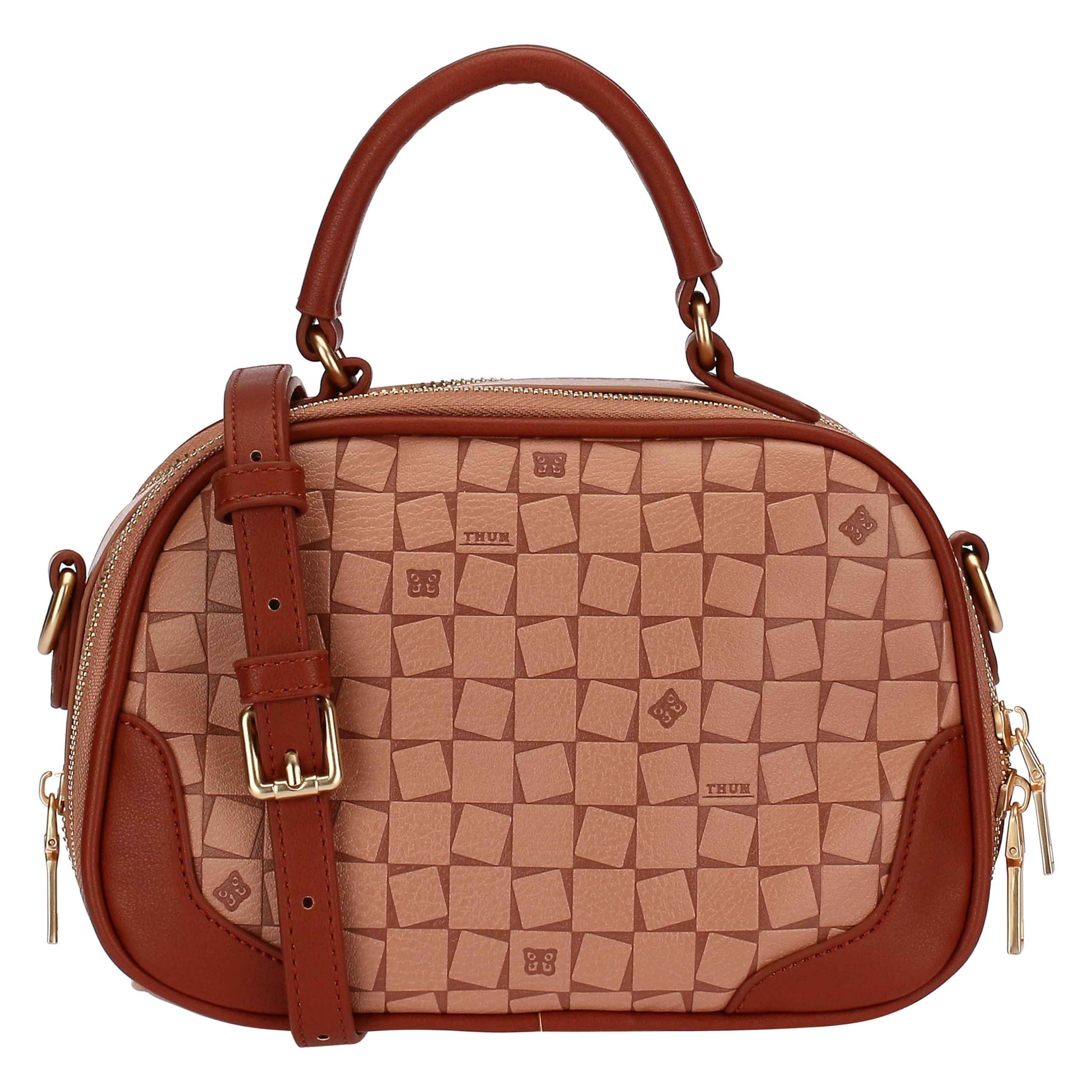 THUN - Borsa tracolla/mano - poliestere, PU, metallo - Collezione Sempre con me - 23 x 8 x 16 cm