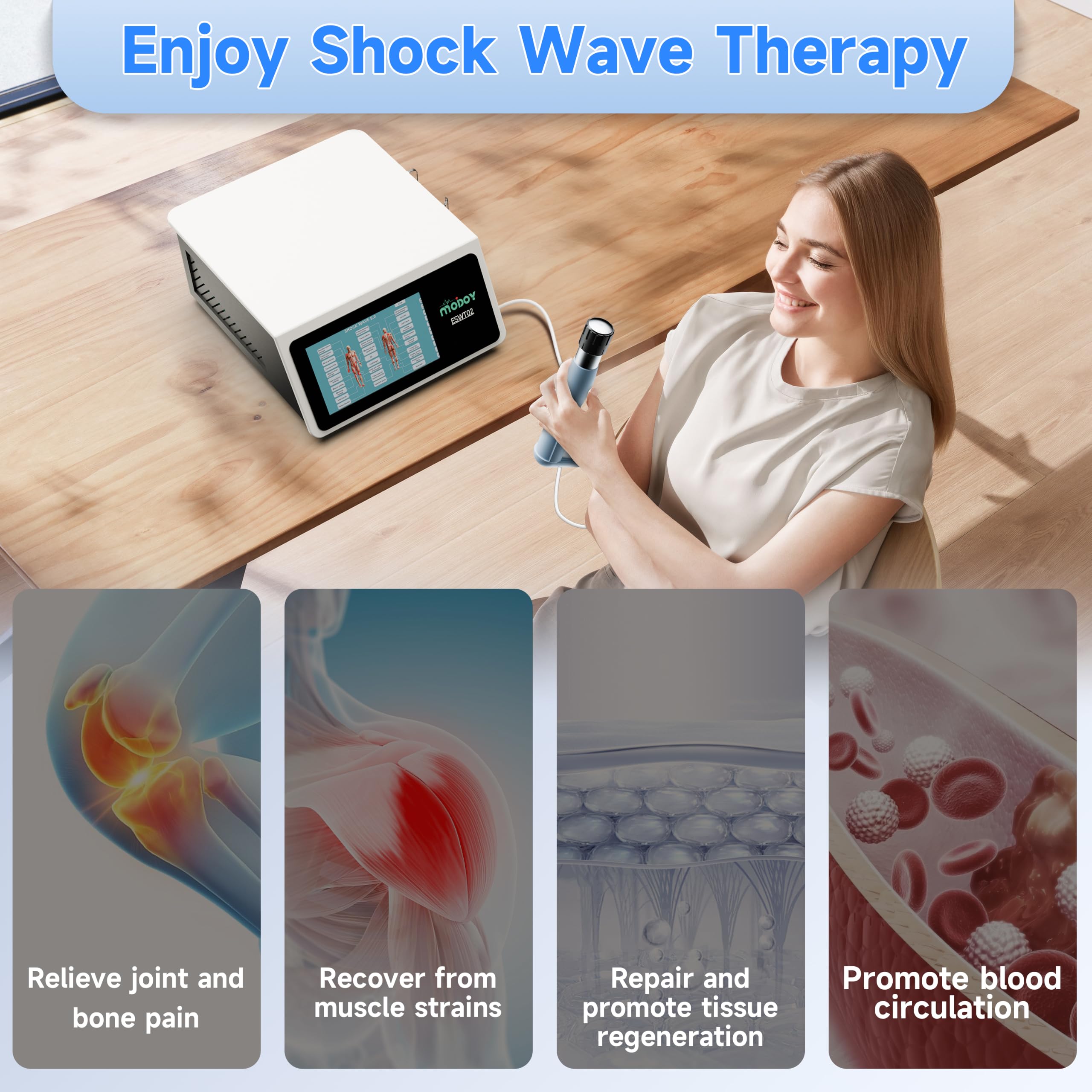 Shockwave Therapy Machine, FSA&HSA Shock Wave Therapy Device, ESWT02 — Amazon image 9