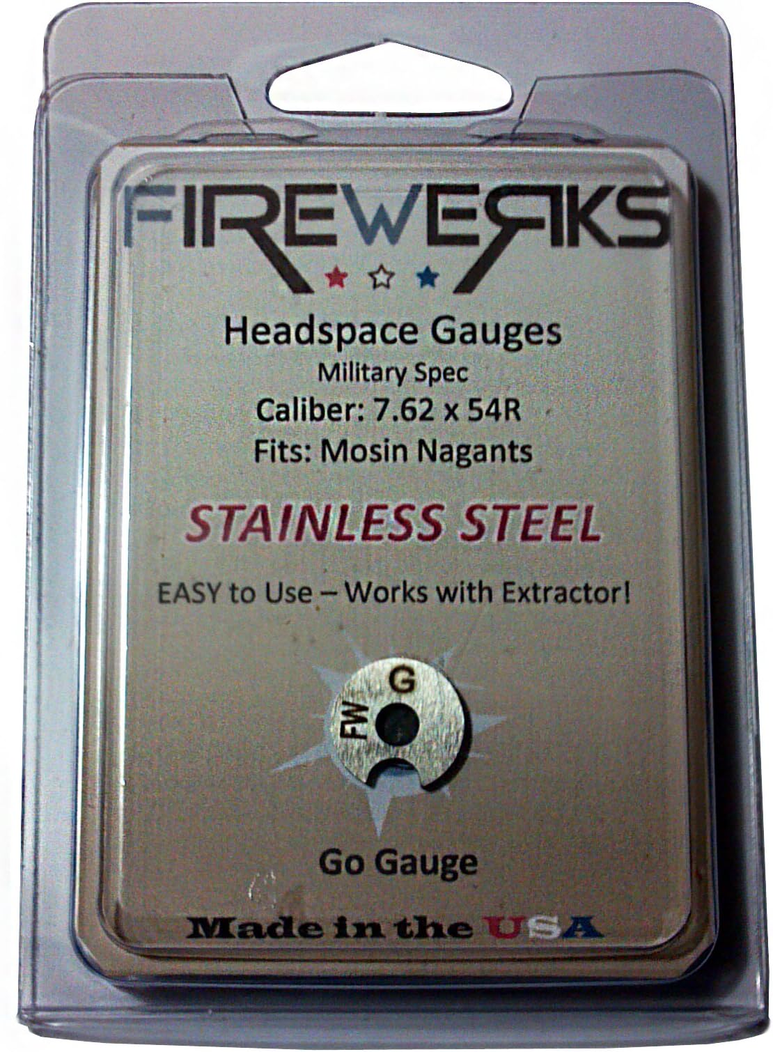 Exnemav VHOB ATITOFE Mosin Nagant Headspace Gauge - 7.62x54r Go Gauge - by Firewerks